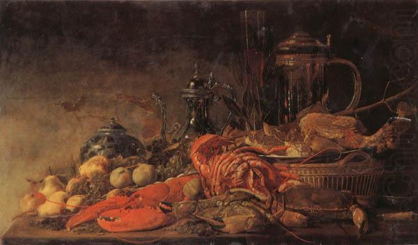 Frans Ryckhals Fruit and Lobster on a Table china oil painting image